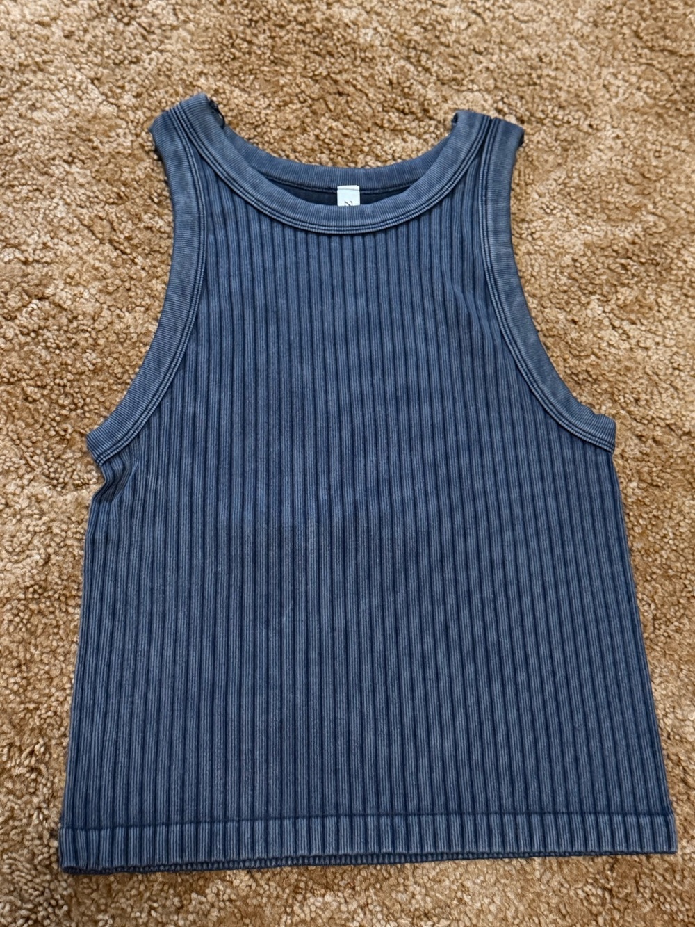 Zenana Ribbed Tank Top Size L/XL